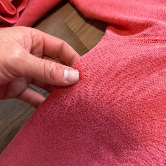 Vintage 80's St. Thomas University Pink Crest Crewneck Pullover Sweatshirt Sz L - Picture 7 of 7